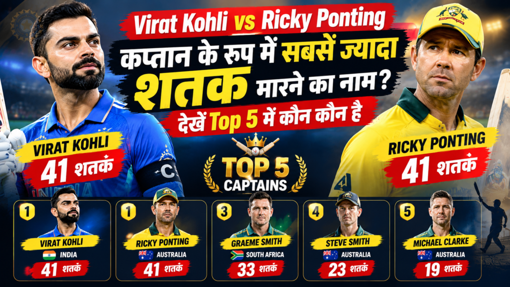 Virat Kohli vs Ricky Ponting
