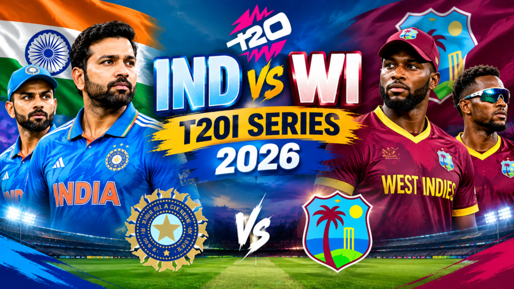 IND vs WI T20I Series 2026